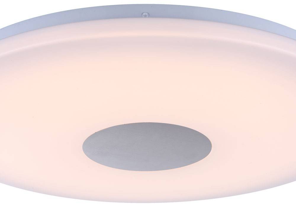 LED Decken Leuchte Dielen Lampe Beleuchtung Wohnraum Chrom Strahler, 1x LED 24 Watt 1680 Lumen 3000K warmweiß, 47,5x5,5cm, Wohnzimmer Schlafzimmer