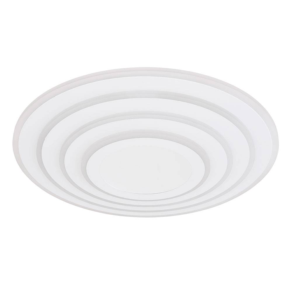 Smart Home Deckenleuchte LED CCT Deckenleuchte Smart Deckenlampe Schlafzimmer, mit Fernbedienung dimmbar, 1x Smart LED 50W 3000-6500 Kelvin, 50 cm