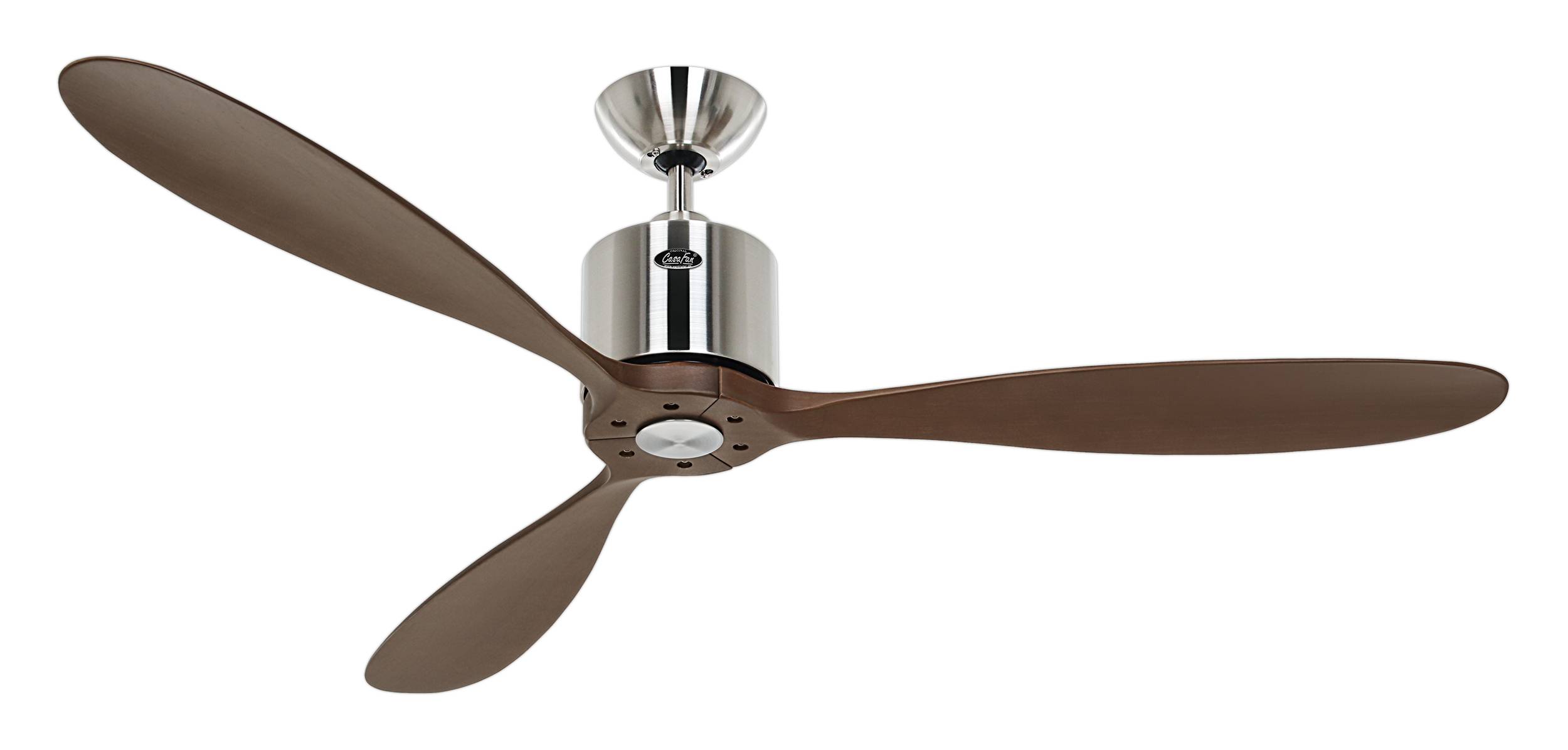 DC Deckenventilator Aeroplan Eco Chrom / Nussbaum