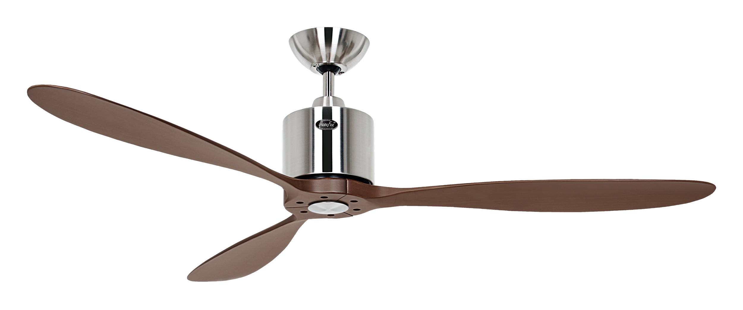 DC Deckenventilator Aeroplan Eco Chrom / Nussbaum