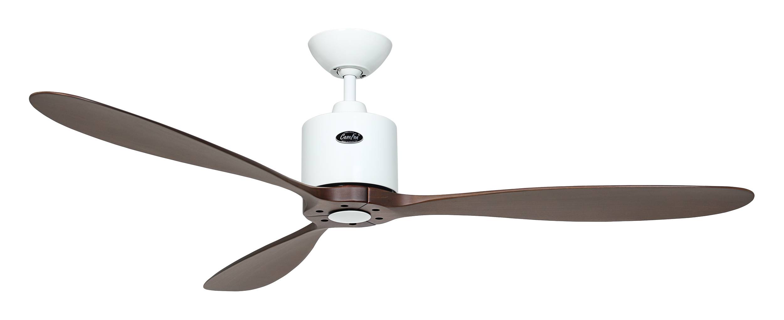 DC Deckenventilator Aeroplan Eco Weiß / Nussbaum