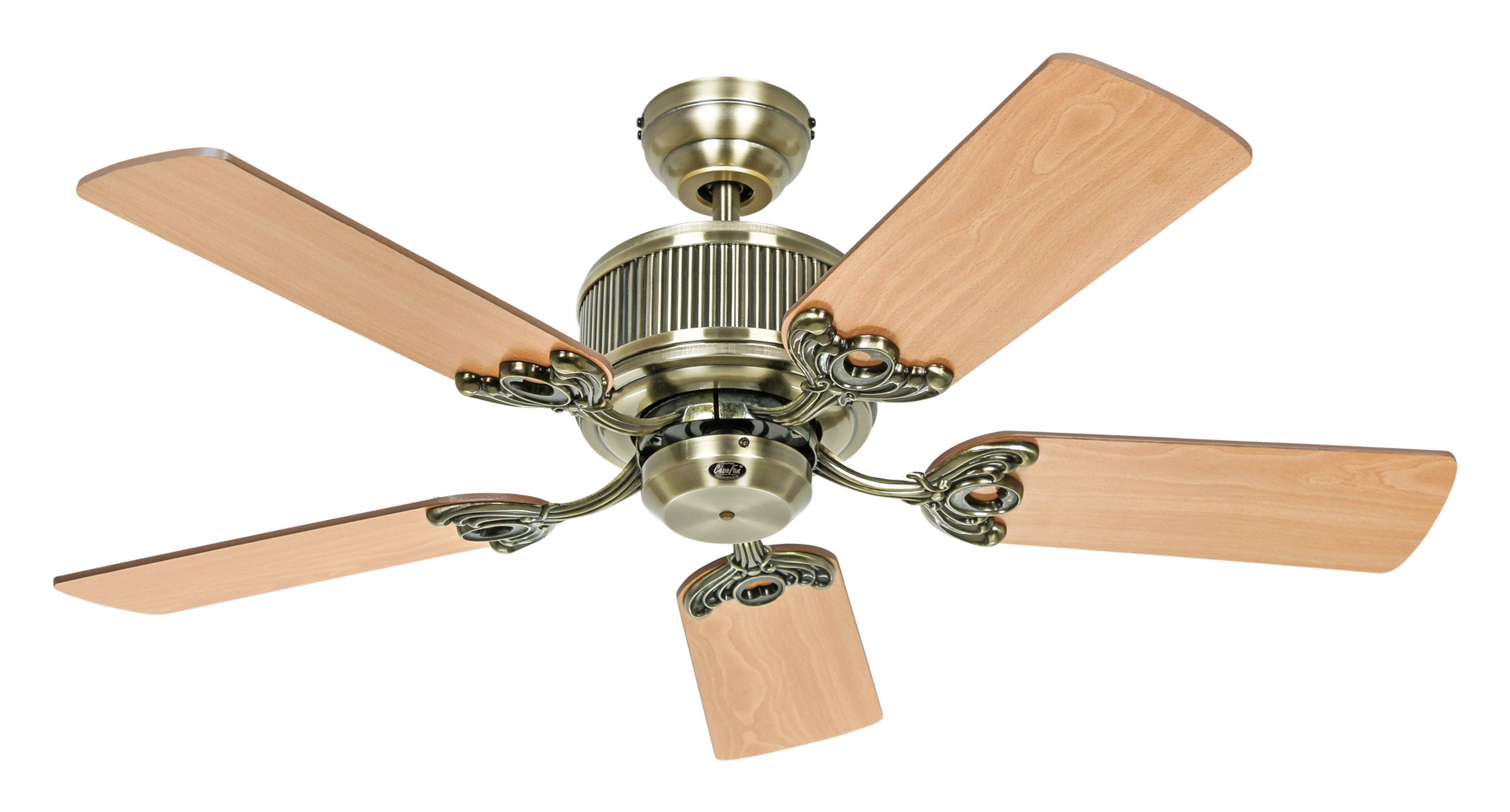 Energiespar Deckenventilator Eco Elements 103 Messing