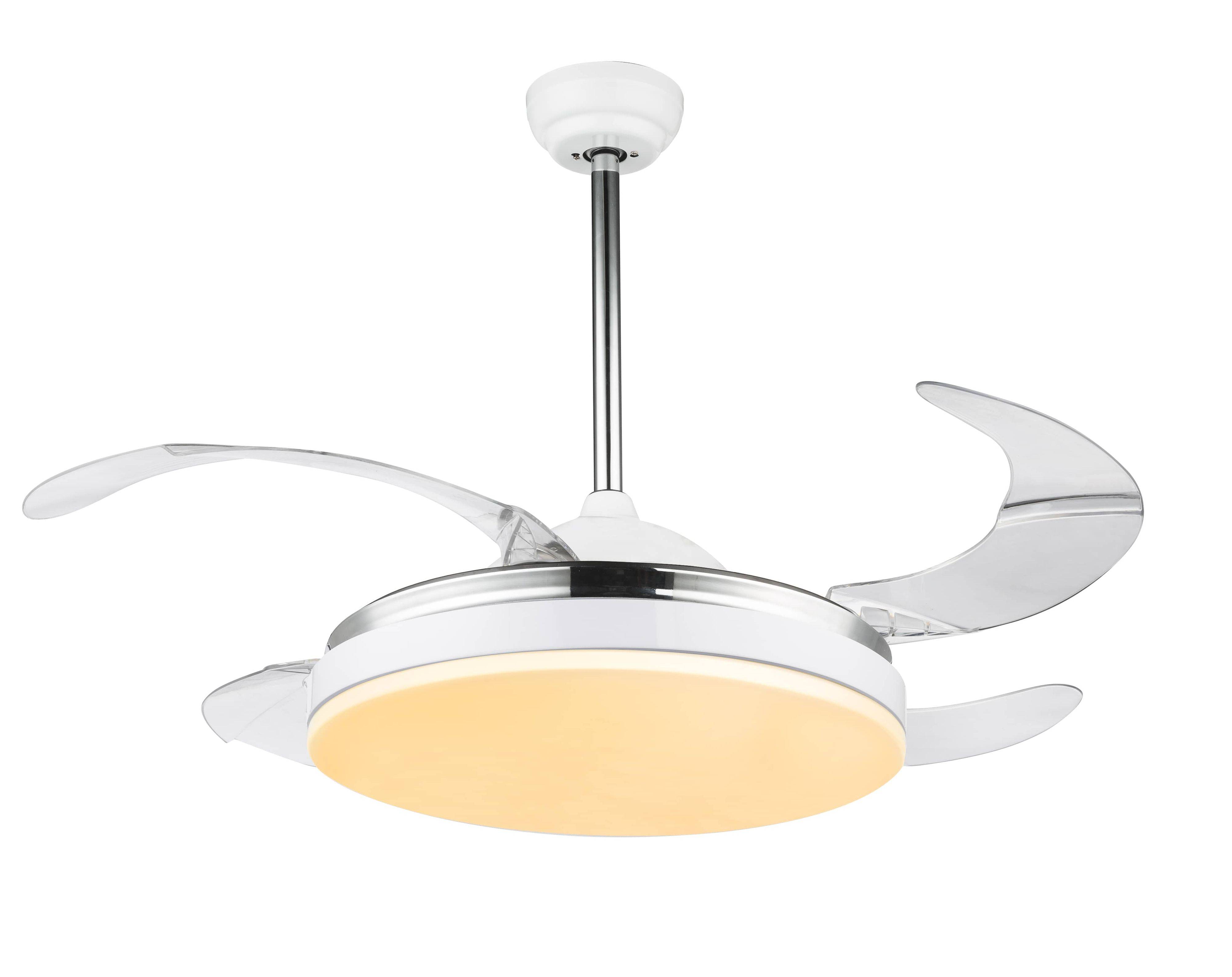 Deckenventilator Cabrera 100 cm Weiß mit LED Leuchte