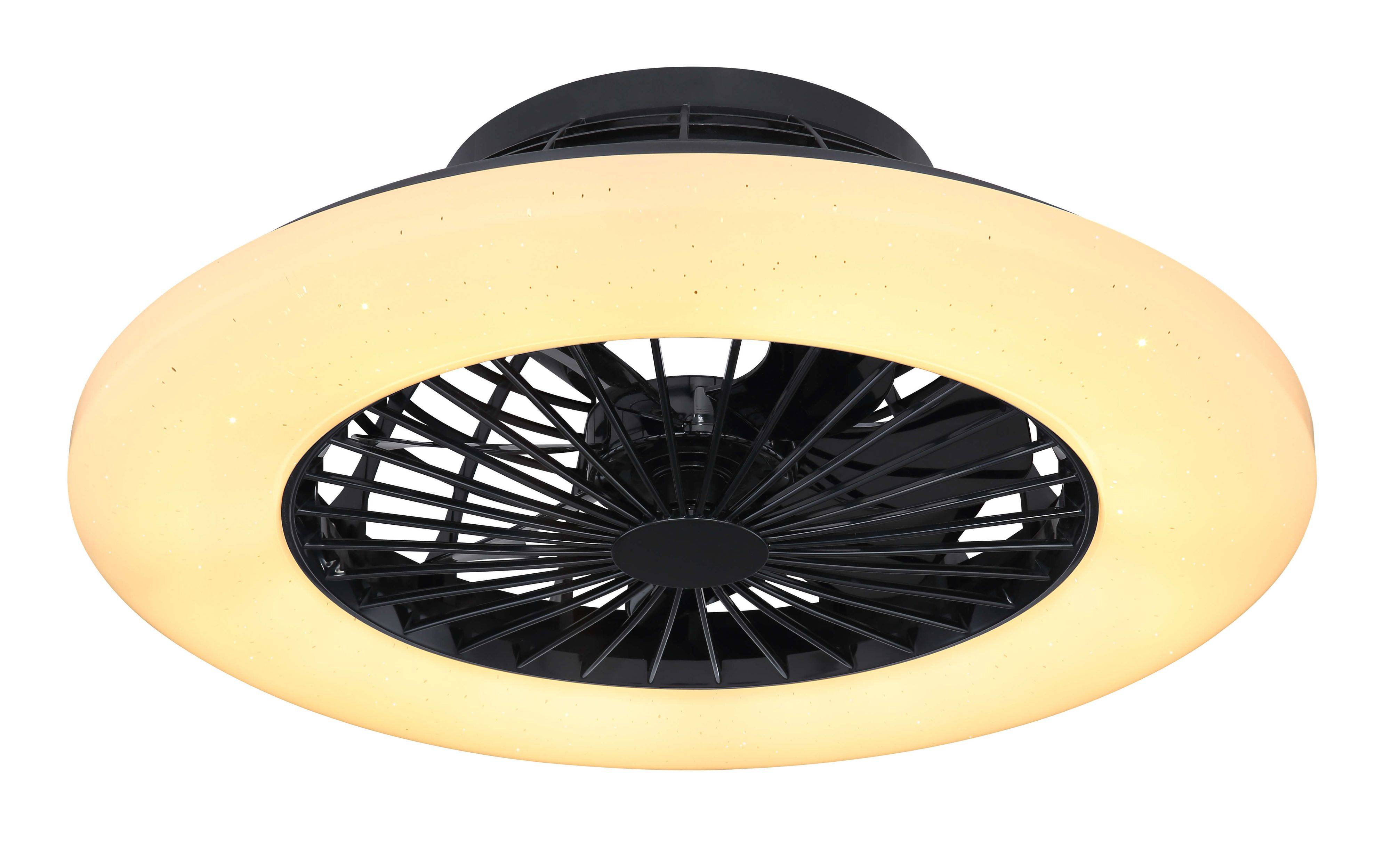 Deckenventilator Travo Schwarz mit LED