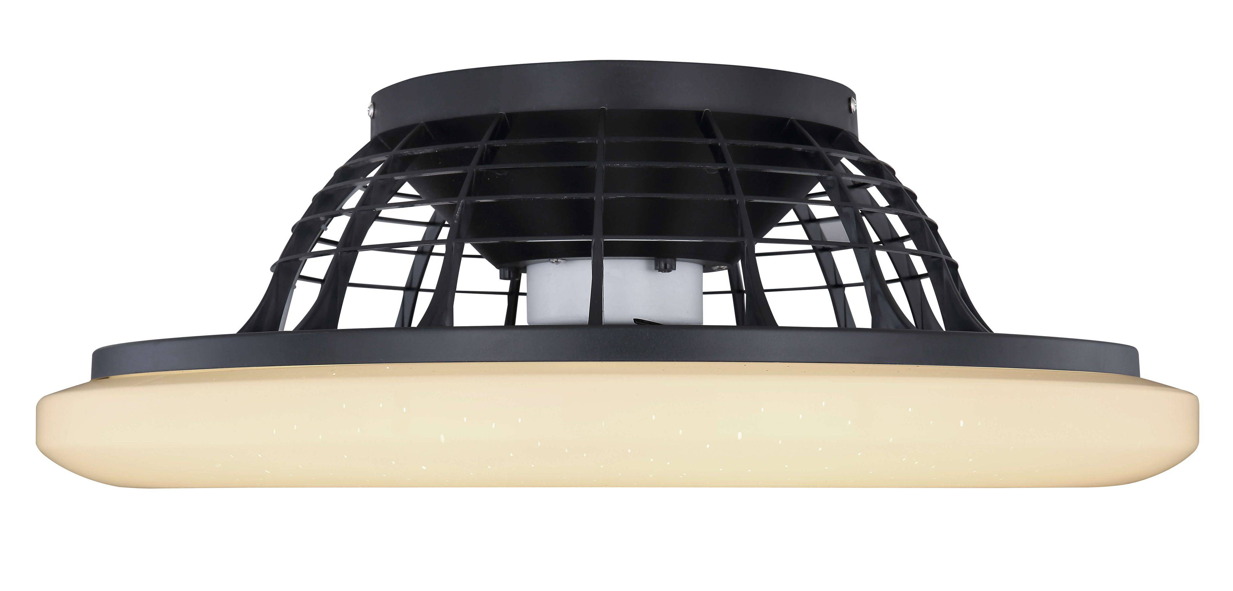 Deckenventilator Travo Schwarz mit LED