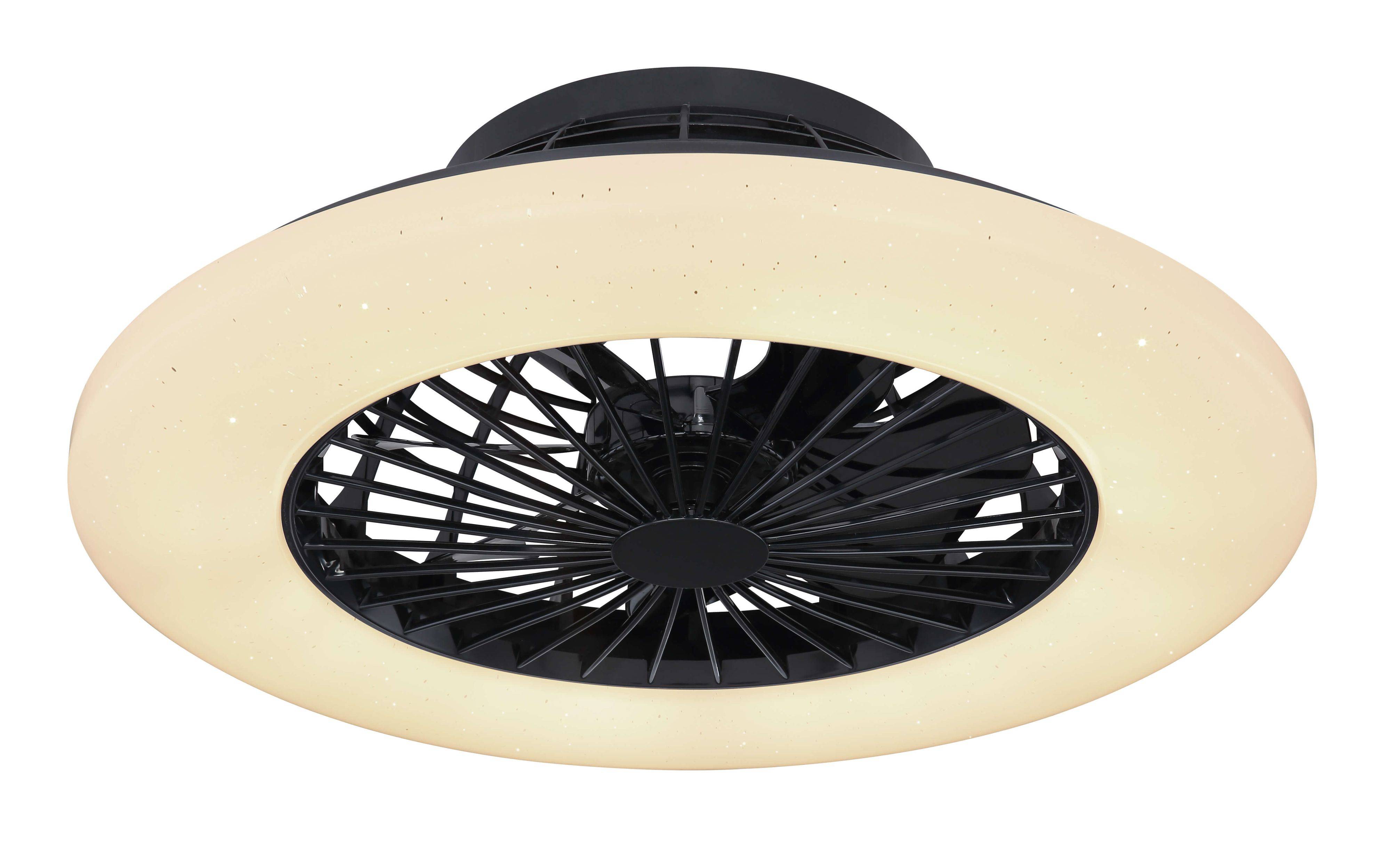 Deckenventilator Travo Schwarz mit LED