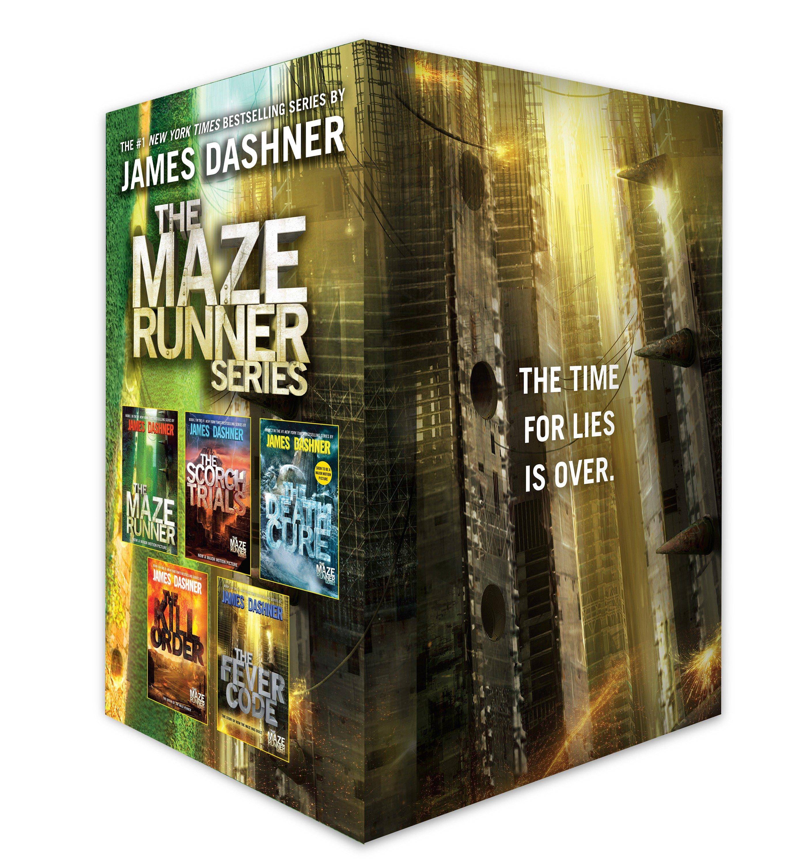 The Maze Runner Series Complete Collection Boxed Set (5-Book) The Fever Code - The Kill Order - The Death Cure - The Scorch Trials - The Maze Runner