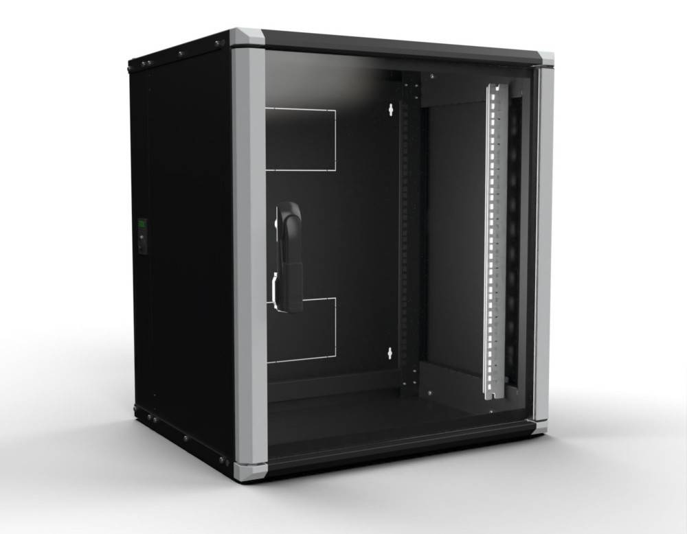 Enoc Wandschrank 12HE 2tlg. sw W2 12-65-S