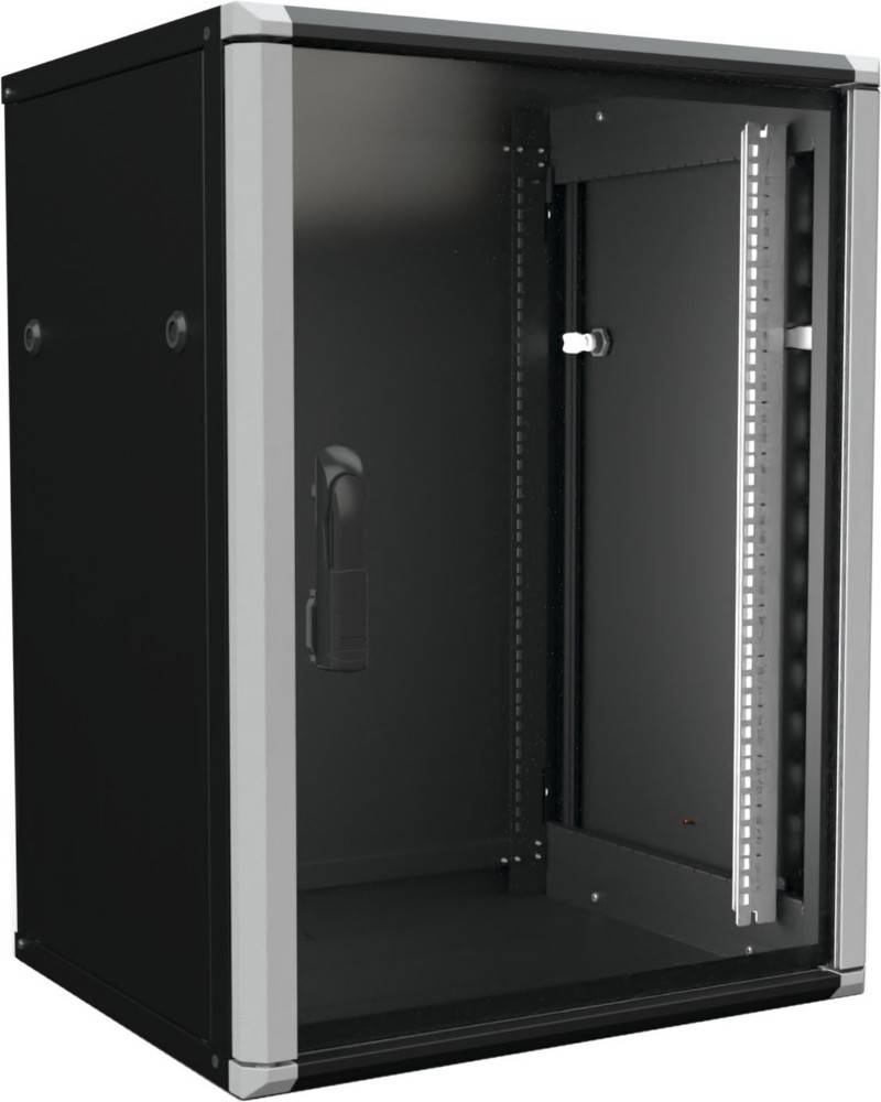 Enoc Wandschrank 15HE 2tlg. sw W2 15-65-S