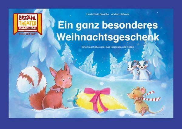 Kamishibai: Ein ganz besonderes Weihnachtsgeschenk 10 Bildkarten für das Erzähltheater