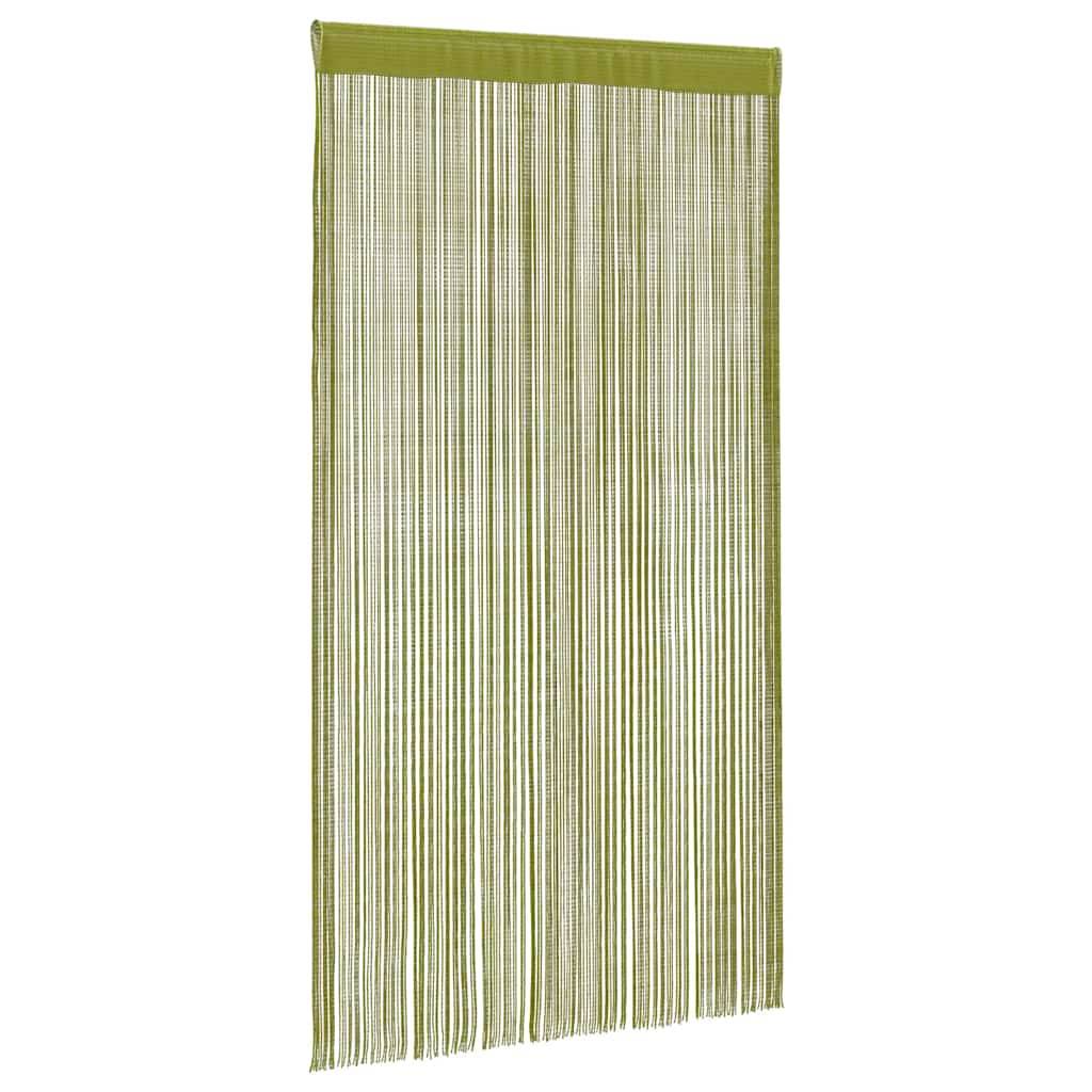 vidaXL Fadenvorhänge 2 Stk. 140 x 250 cm Grün