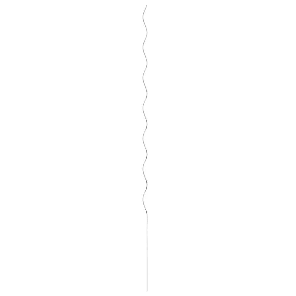 vidaXL Tomaten-Spiralstäbe 5 Stk. 170 cm Verzinkter Stahl