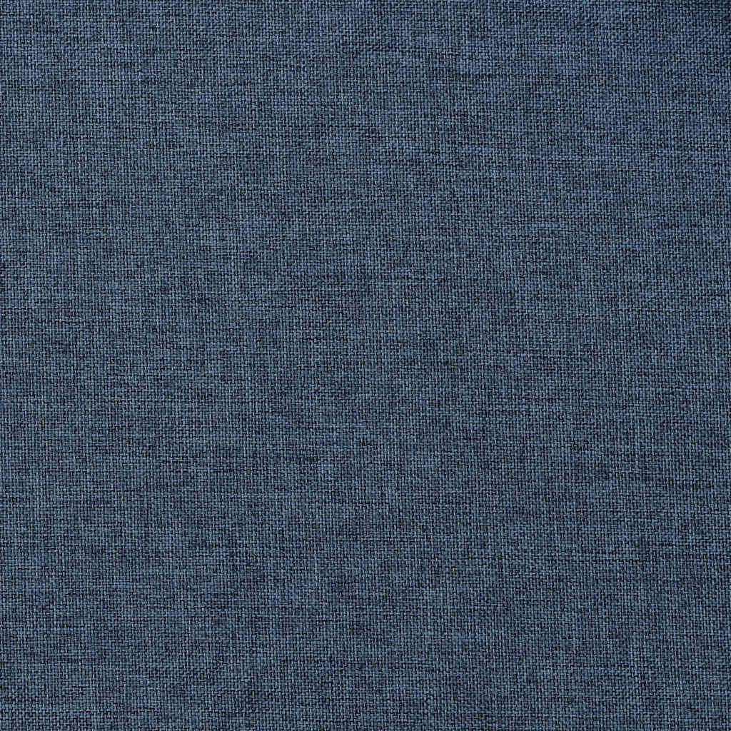 vidaXL Verdunkelungsvorhänge Ösen Leinenoptik 2 Stk. Blau 140x175 cm