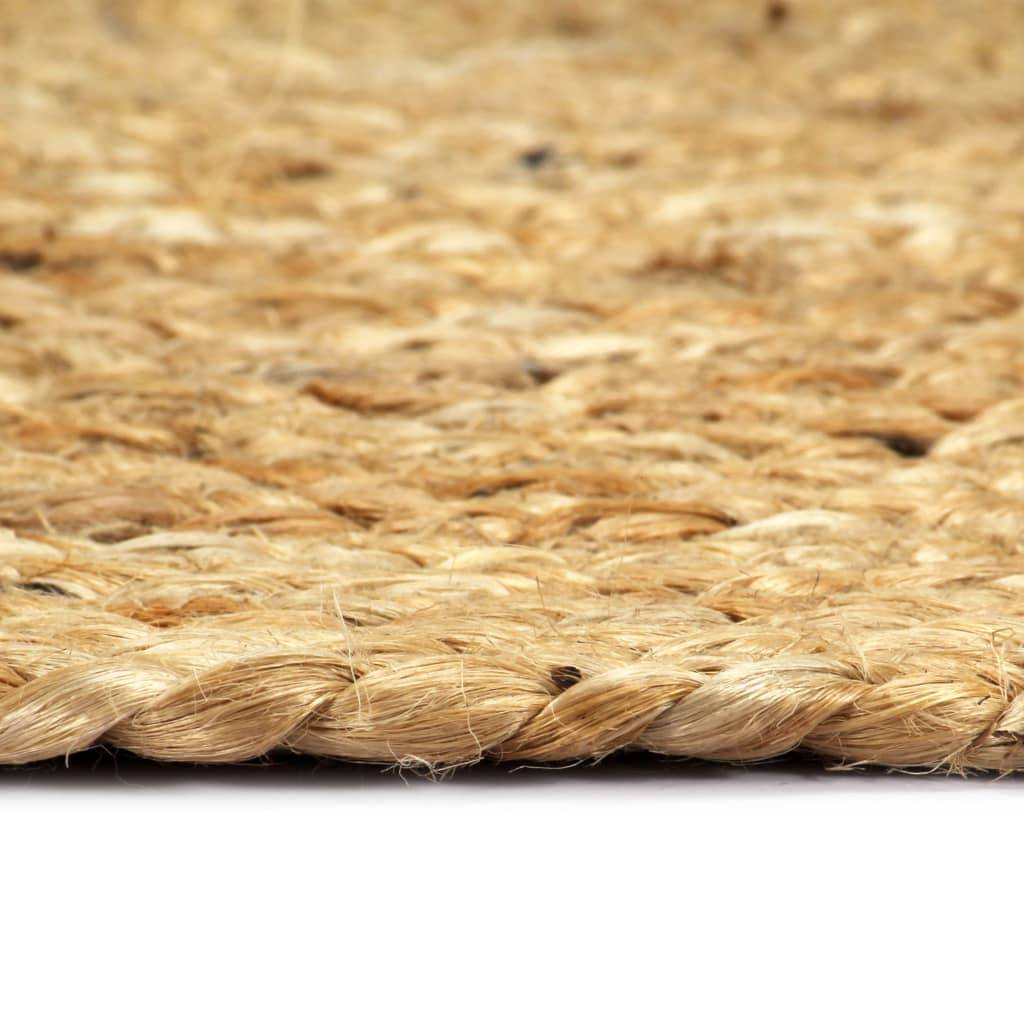vidaXL Tischsets 6 Stk. Natur 38 cm Rund Jute