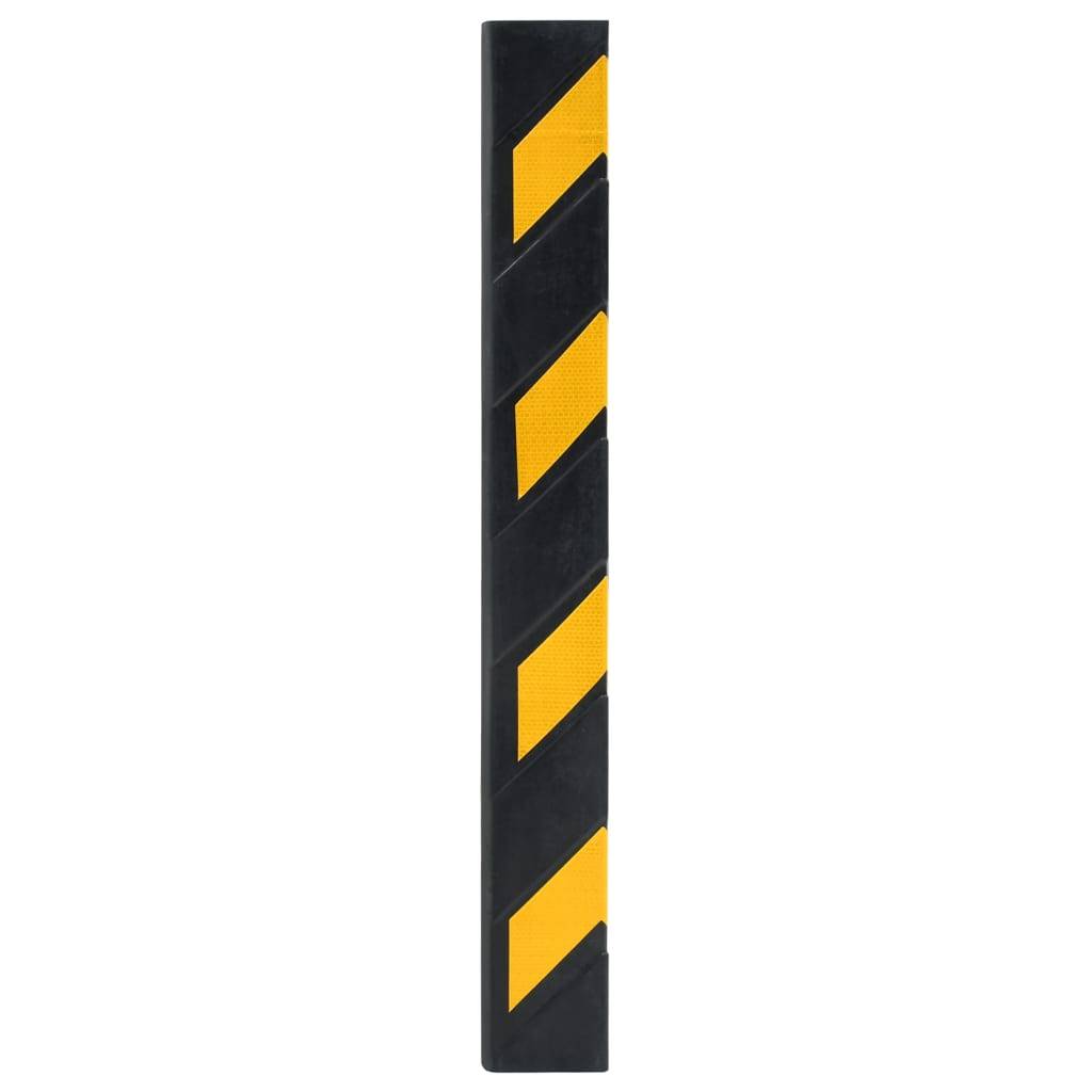 vidaXL Reflektierende Eckschützer 10 Stück Gummi 80 cm