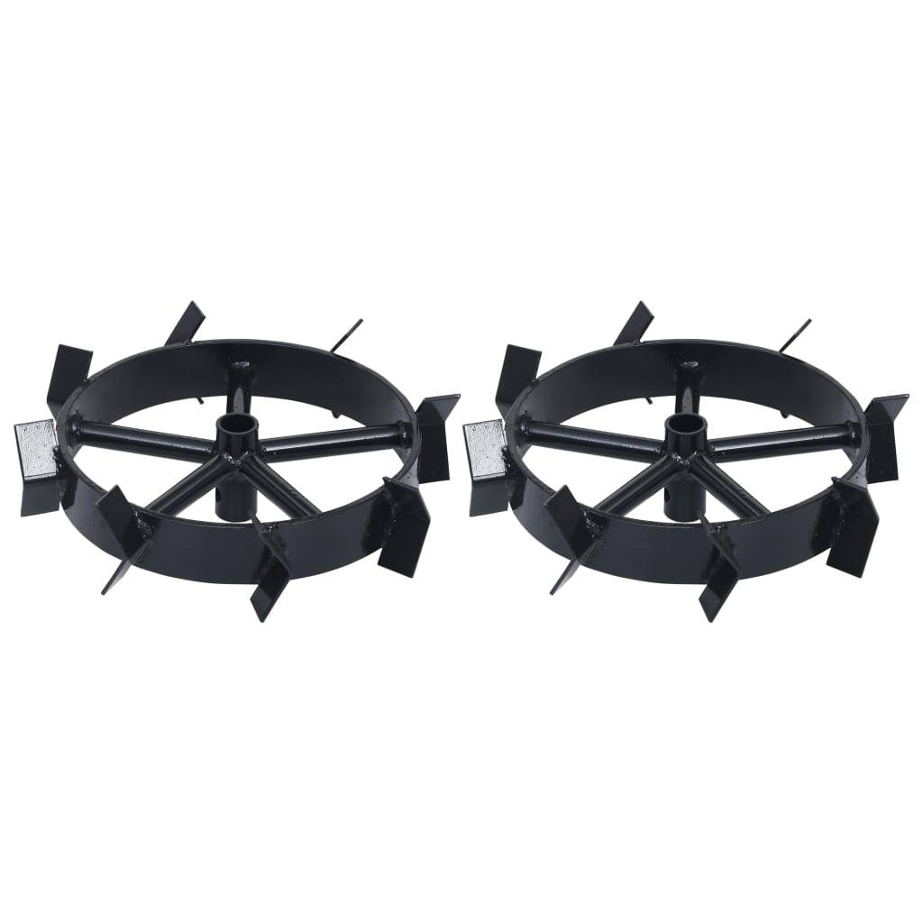 vidaXL Metallräder für 6,5 PS Benzin-Gartenfräse 2 Stk.