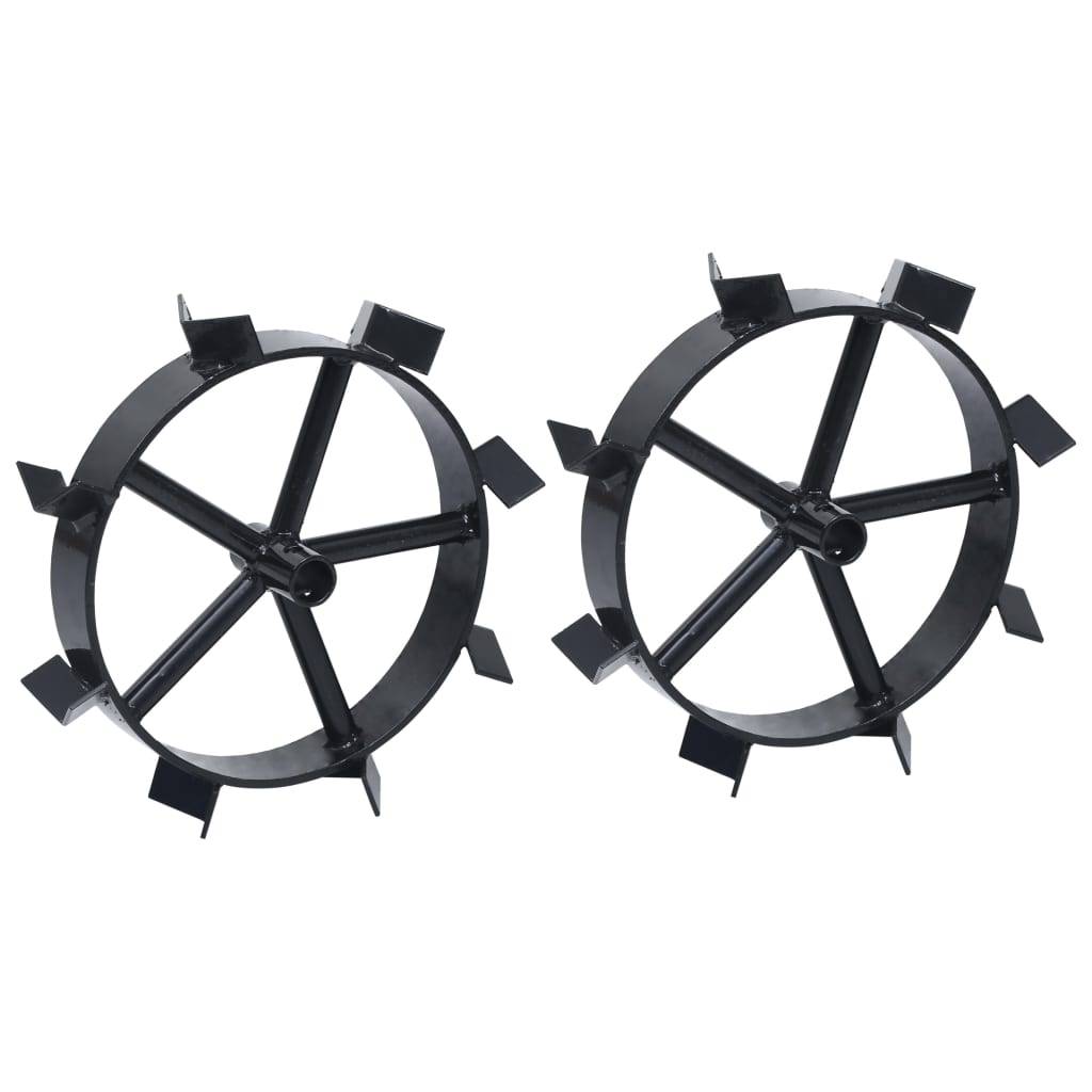 vidaXL Metallräder für 6,5 PS Benzin-Gartenfräse 2 Stk.