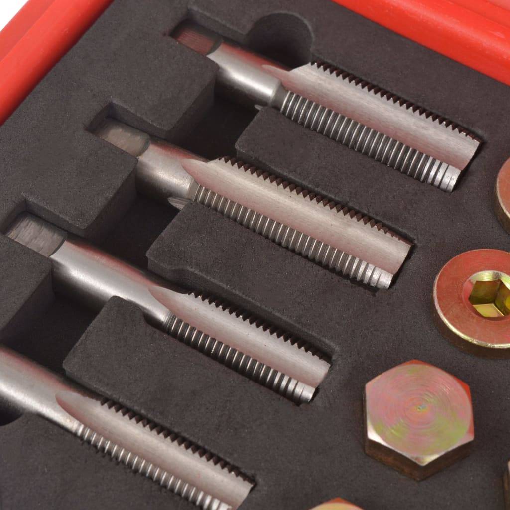 vidaXL 64-tlg. Reparatursatz Ölablassschrauben M13 M15 M17 M20