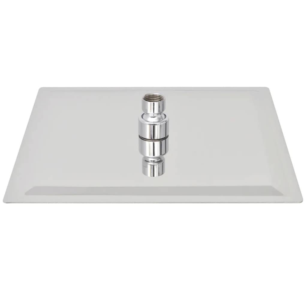 vidaXL Regenduschköpfe 2 Stk. Edelstahl 25 x 25 cm