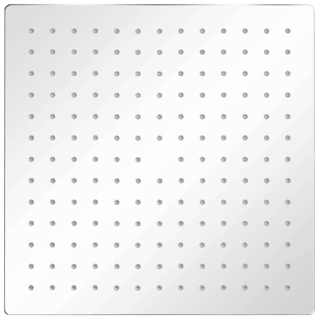 vidaXL Regenduschköpfe 2 Stk. Edelstahl 30 x 30 cm