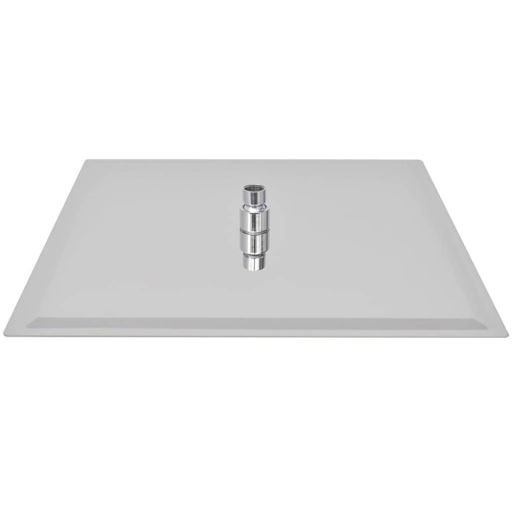 vidaXL Regenduschköpfe 2 Stk. Edelstahl 40 x 40 cm