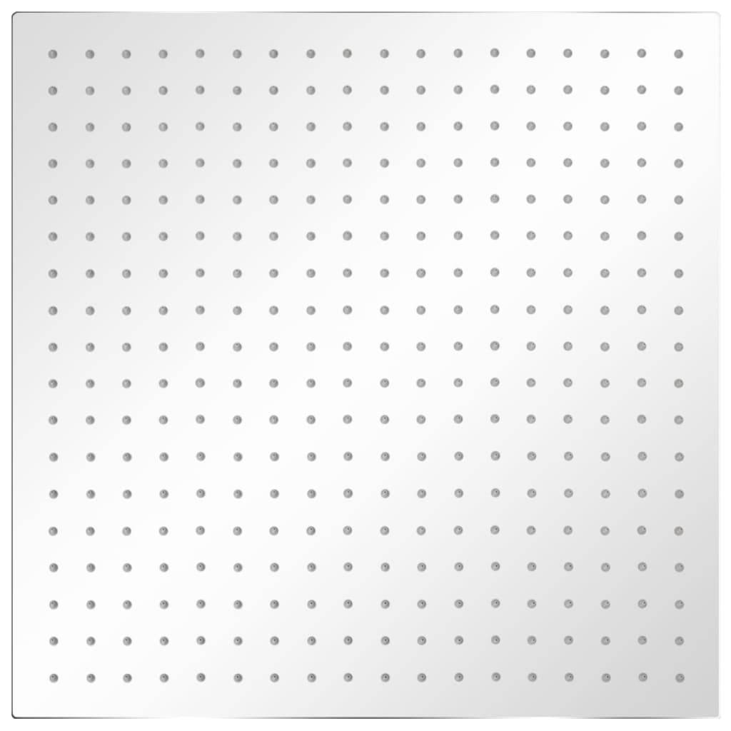 vidaXL Regenduschköpfe 2 Stk. Edelstahl 50 x 50 cm