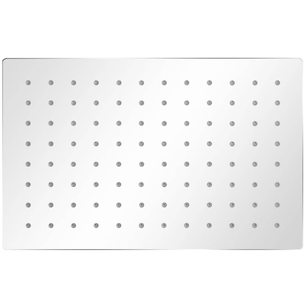 vidaXL Regenduschköpfe 2 Stk. Edelstahl 20 x 30 cm