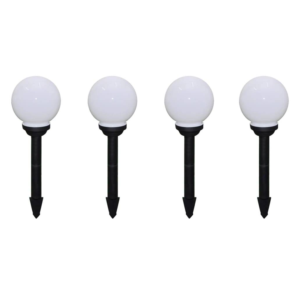 vidaXL Wegeleuchten 8 Stk. LED 15 cm mit Erdspieß