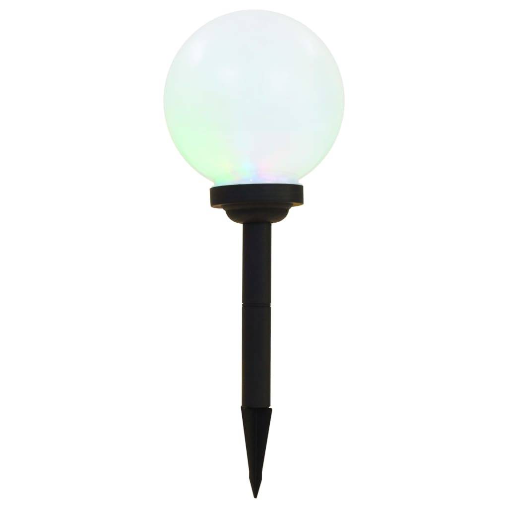 vidaXL Outdoor Solarleuchten 3 Stück LED Kugelförmig 20 cm RGB