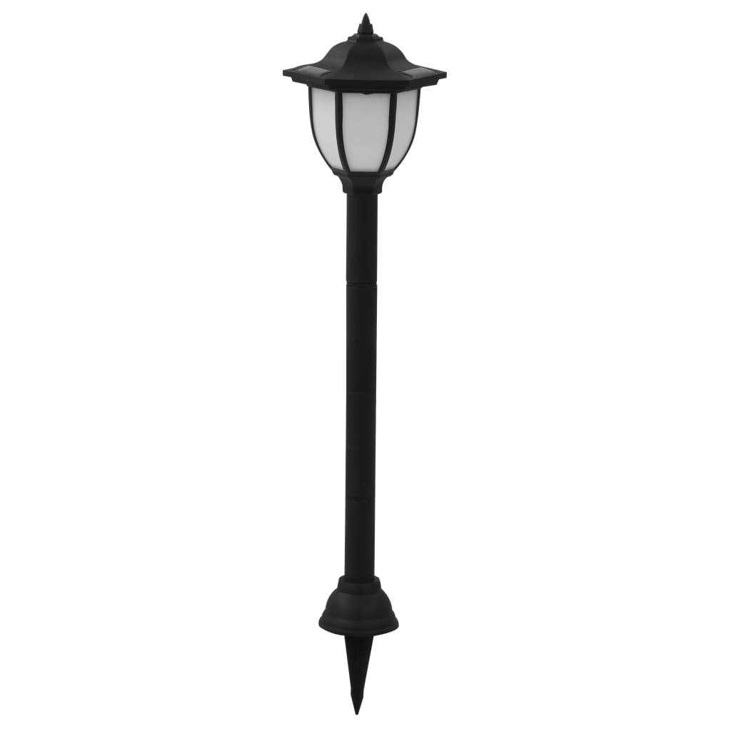 vidaXL Outdoor Solarleuchten 3 Stück LED Schwarz