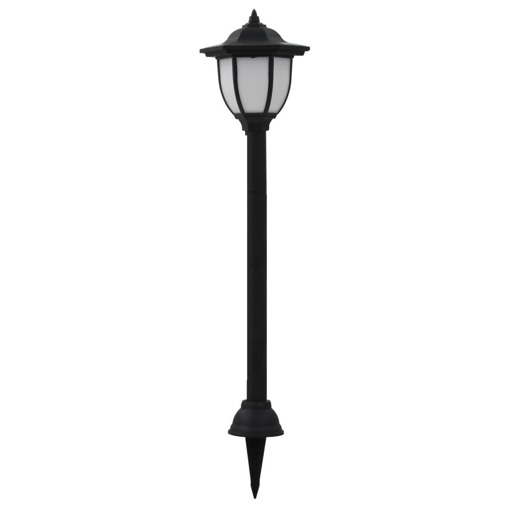 vidaXL Outdoor Solarleuchten 3 Stück LED Schwarz