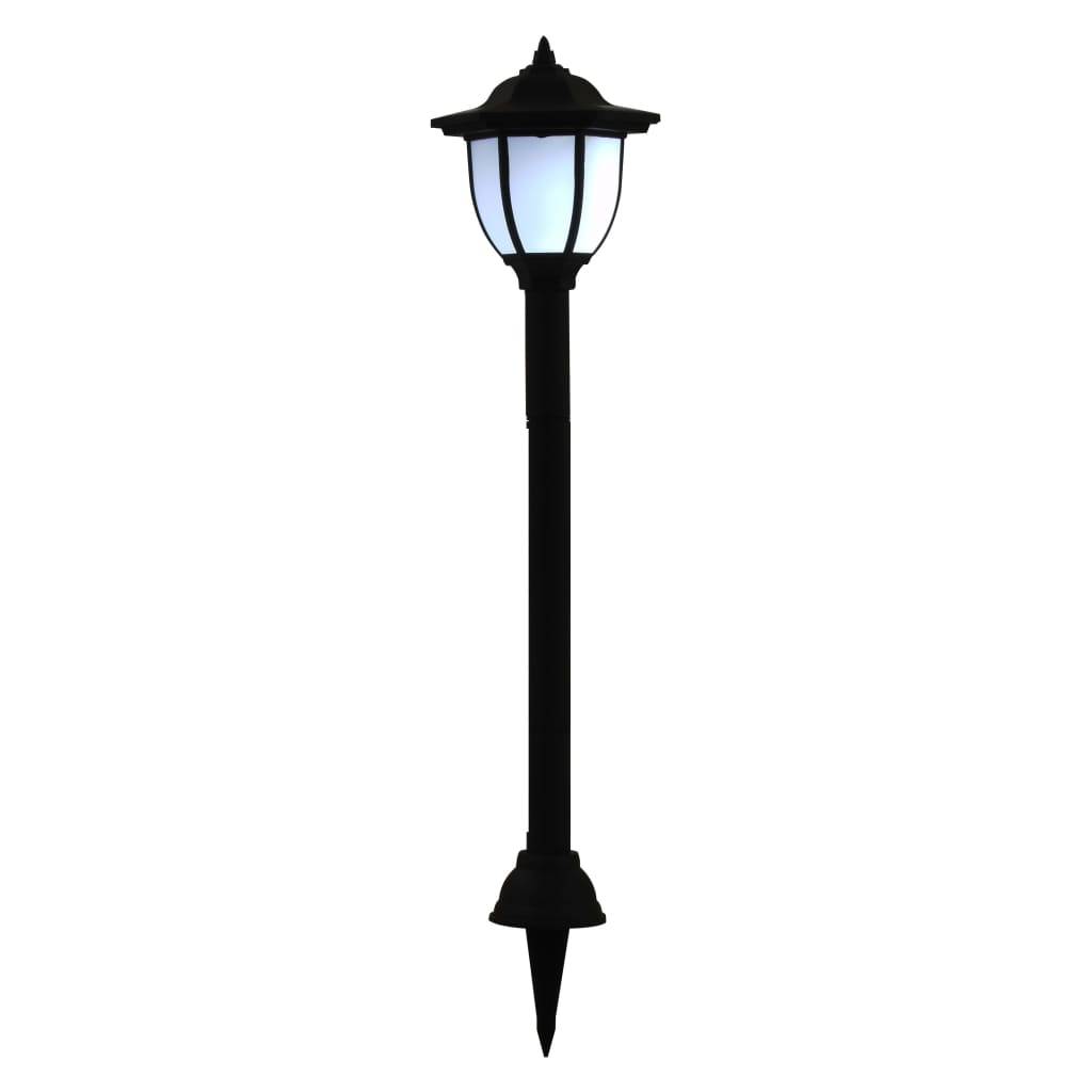 vidaXL Outdoor Solarleuchten 3 Stück LED Schwarz