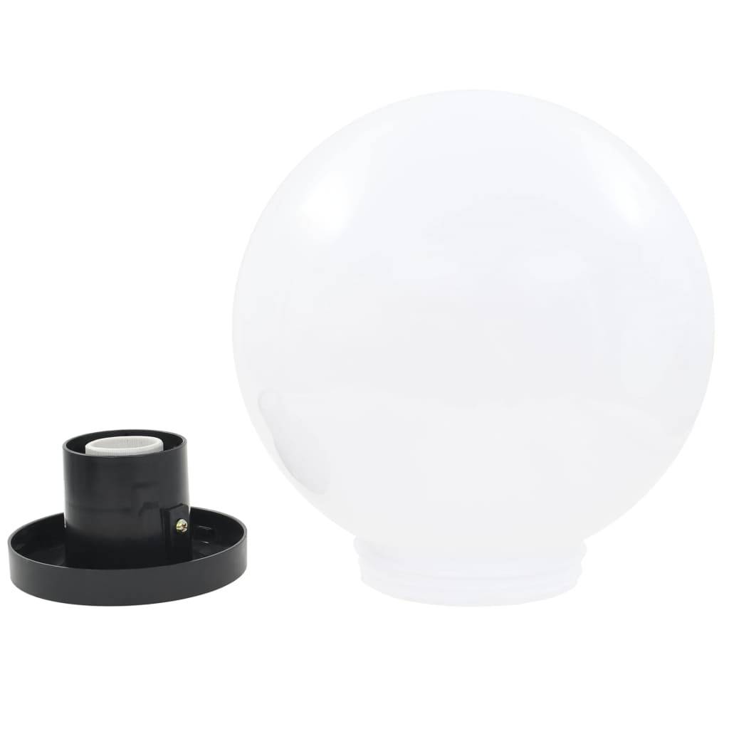 vidaXL LED-Gartenleuchten 4 Stk. Kugelförmig 25 cm PMMA