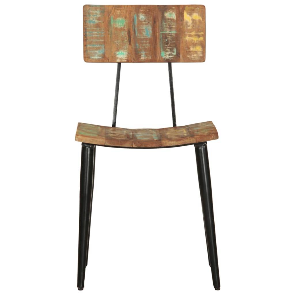 vidaXL Esszimmerstühle 2 Stk. Altholz Massiv