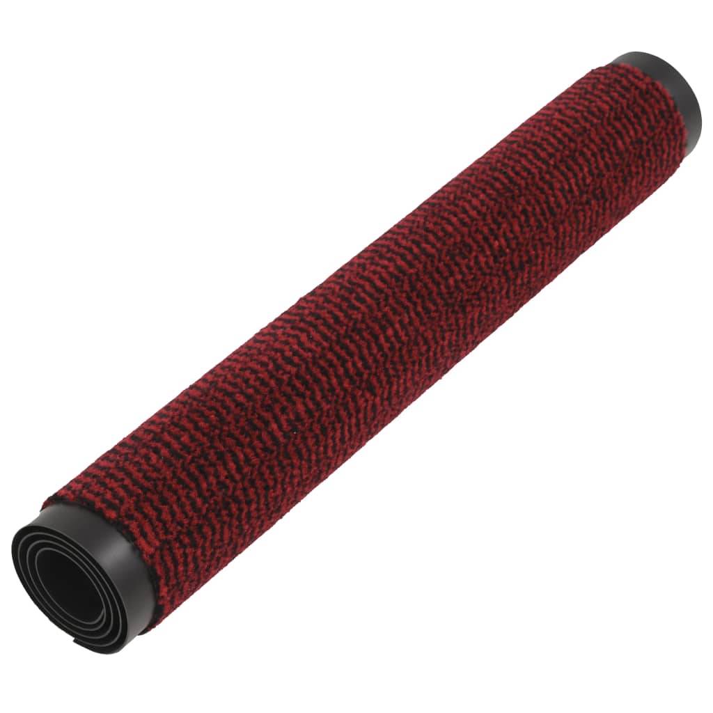 vidaXL Schmutzfangmatten 2 Stk. Rechteckig Getuftet 60x90 cm Rot