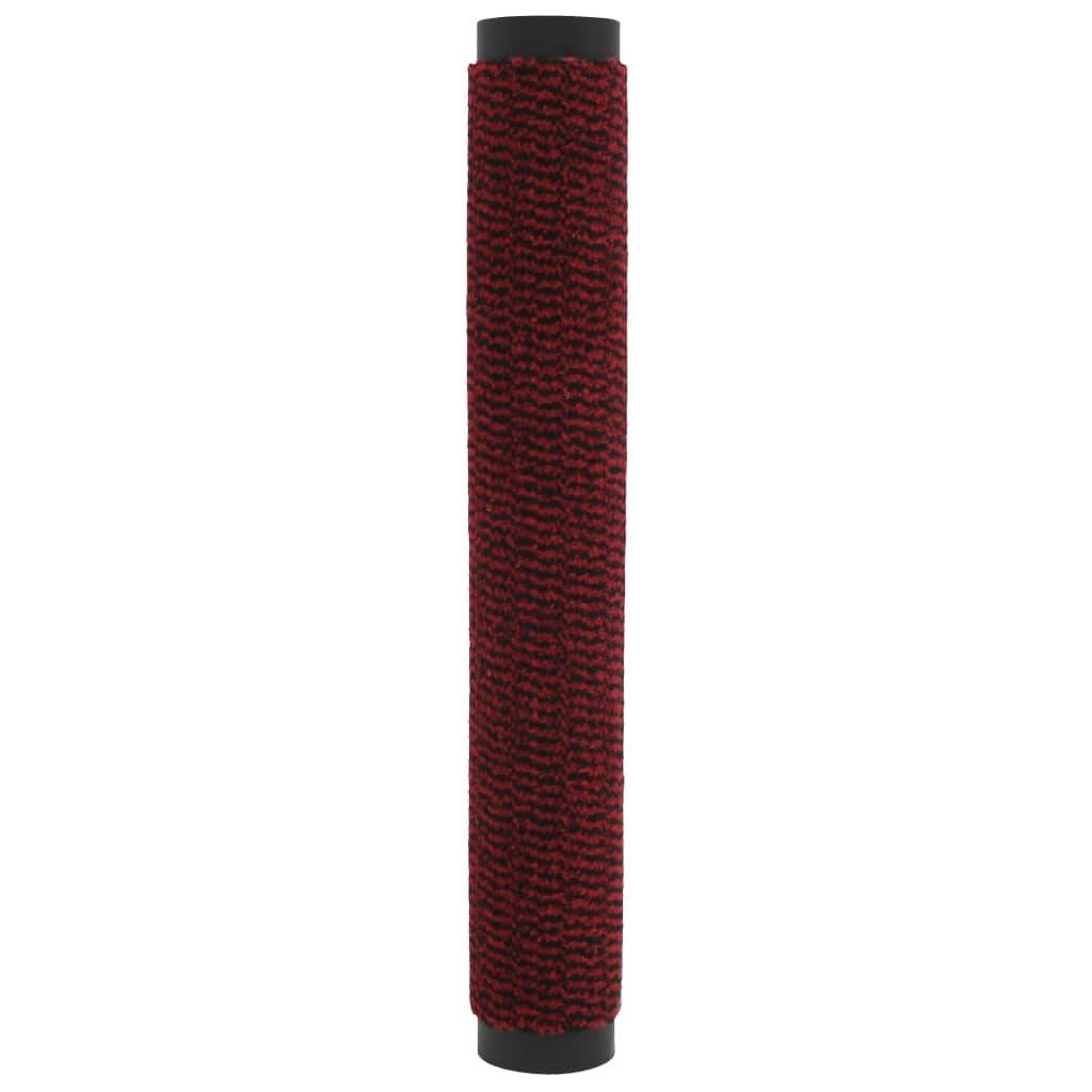 vidaXL Schmutzfangmatten 2 Stk. Rechteckig Getuftet 60x90 cm Rot