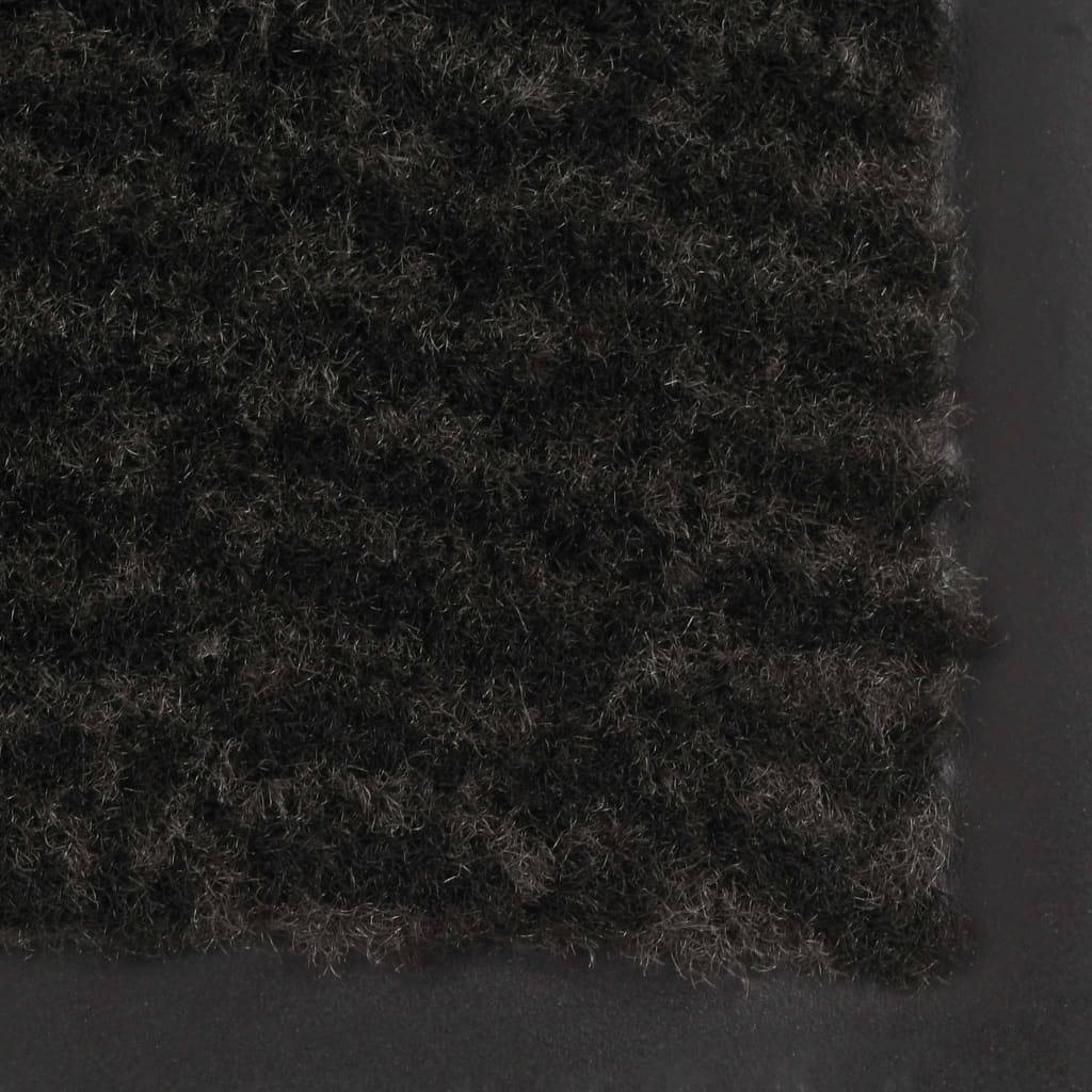 vidaXL Schmutzfangmatten 2 Stk. Rechteckig Getuftet 80x120cm Schwarz