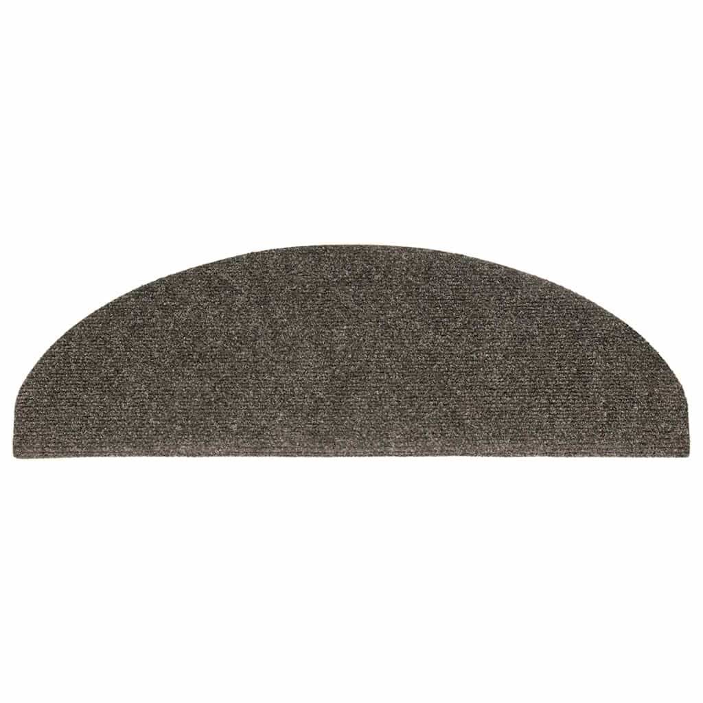 vidaXL Selbstklebende Treppenmatten 15 Stk. Anthrazit 65x21x4 cm