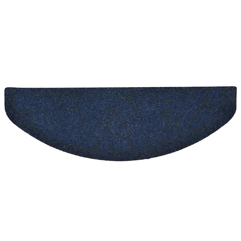 vidaXL Stufenmatten Selbstklebend 30 Stk. Marineblau 65x21x4 cm