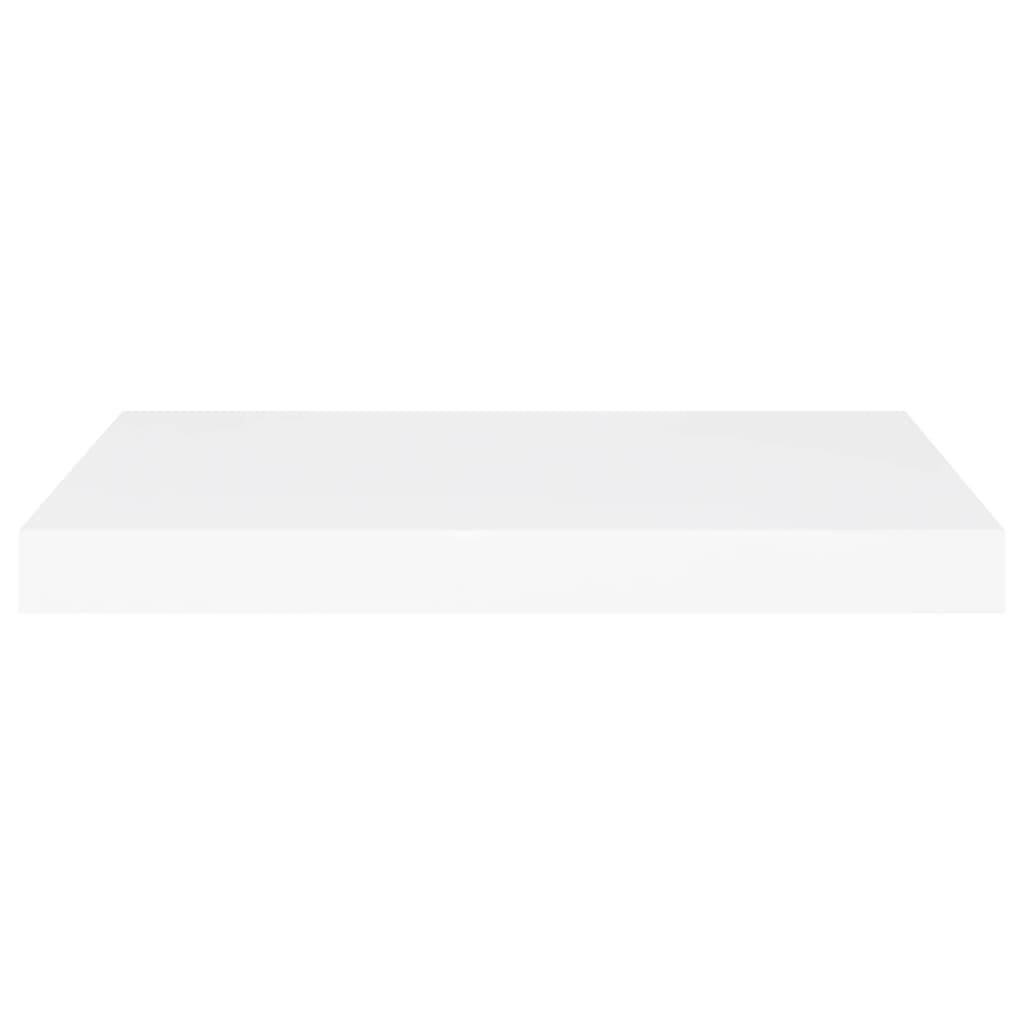 vidaXL Schwebende Wandregale 2 Stk. Weiß 60x23,5x3,8cm MDF
