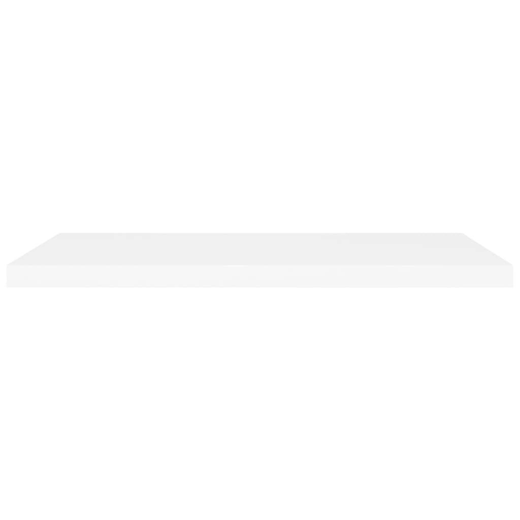 vidaXL Schweberegale 2 Stk. Weiß 90x23,5x3,8 cm MDF