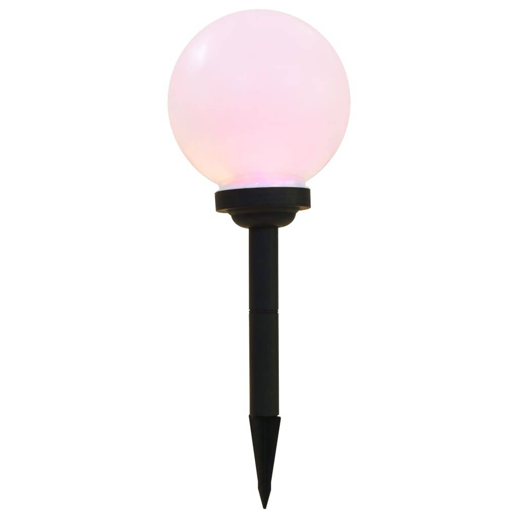 vidaXL Outdoor Solarleuchten 3 Stück LED Kugelförmig 20 cm RGB