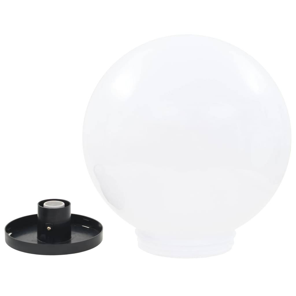 vidaXL LED-Gartenleuchten 2 Stk. Kugelförmig 40 cm PMMA