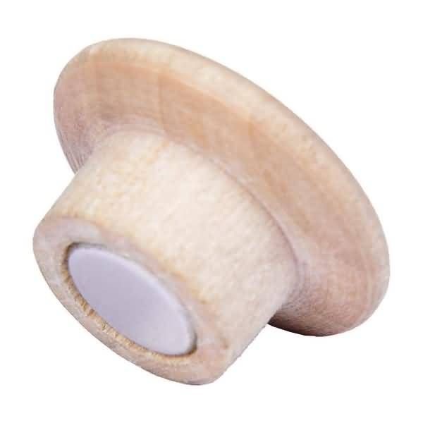 LEGAMASTER WOODEN Magnet 25mm 5St - Holz - FSC 100% - 25 mm - 25 mm - 15,5 mm - 49,8 g