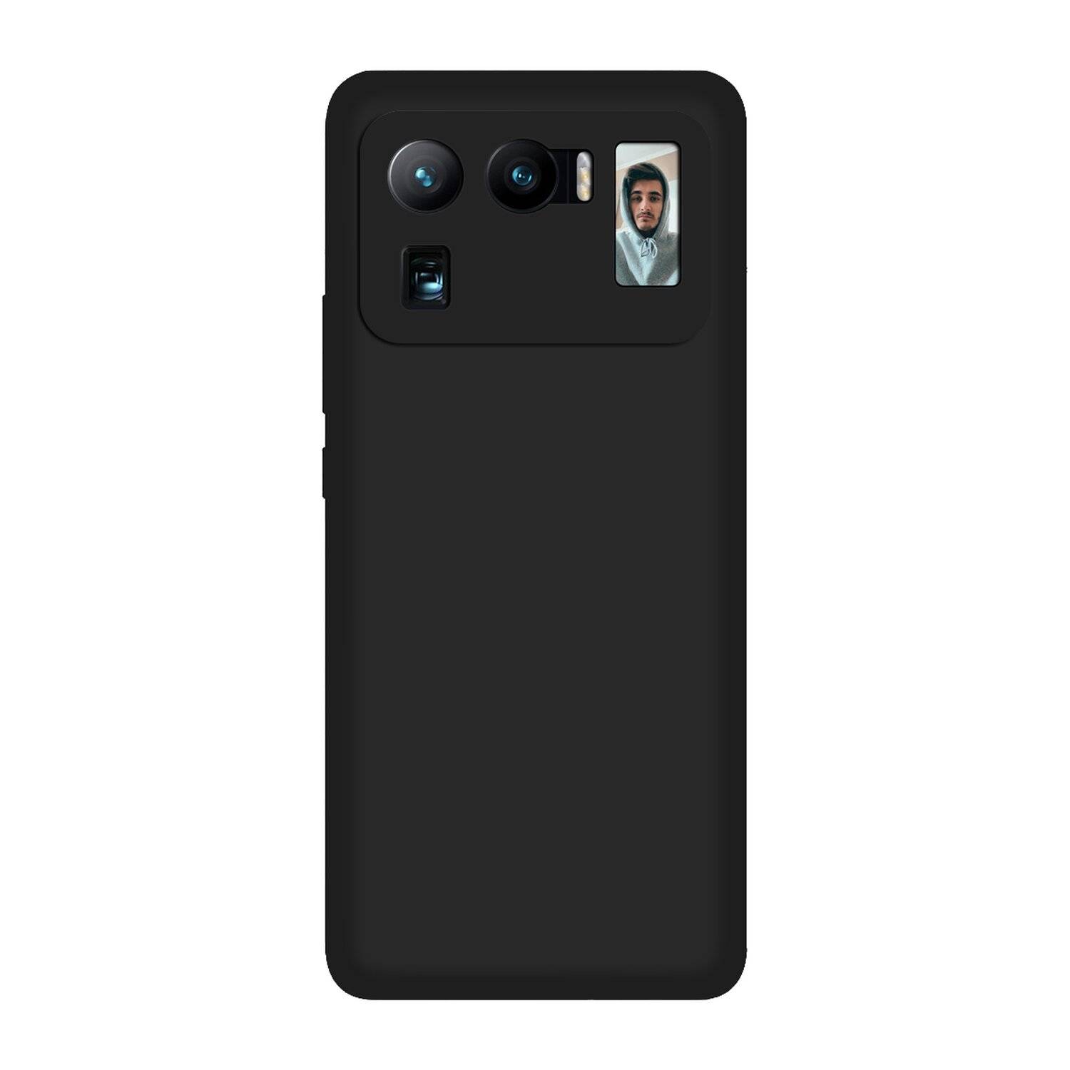 Silikon Hülle Basic kompatibel mit XIAOMI MI 11 ULTRA Case TPU Soft Handy Cover Schutz Schwarz