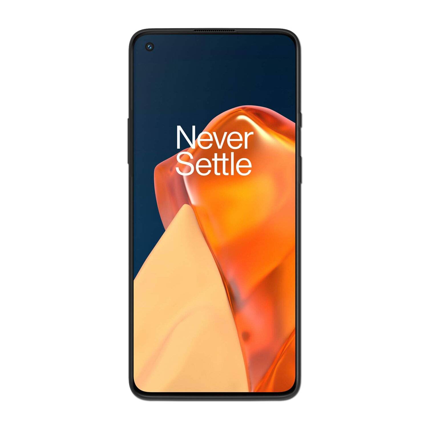 Silikon Hülle Basic kompatibel mit OnePlus 9R Case TPU Soft Handy Cover Schutz Schwarz