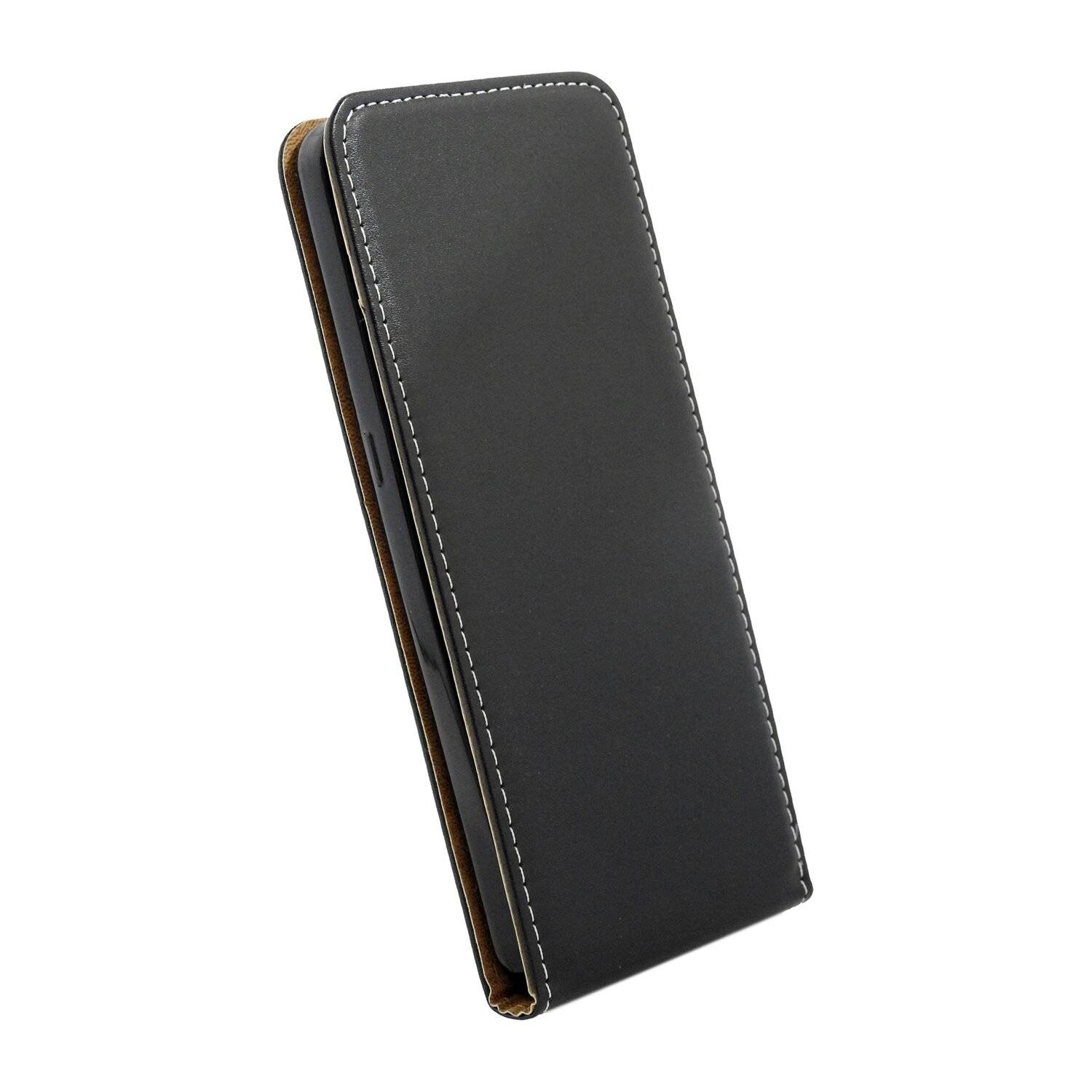 Flip Case für MOTOROLA MOTO G9 PLUS Handy Tasche vertikal aufklappbar Schutzhülle Klapp Hülle Schwarz