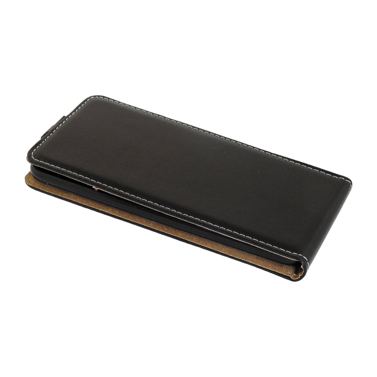 Flip Case für MOTOROLA MOTO G9 PLUS Handy Tasche vertikal aufklappbar Schutzhülle Klapp Hülle Schwarz