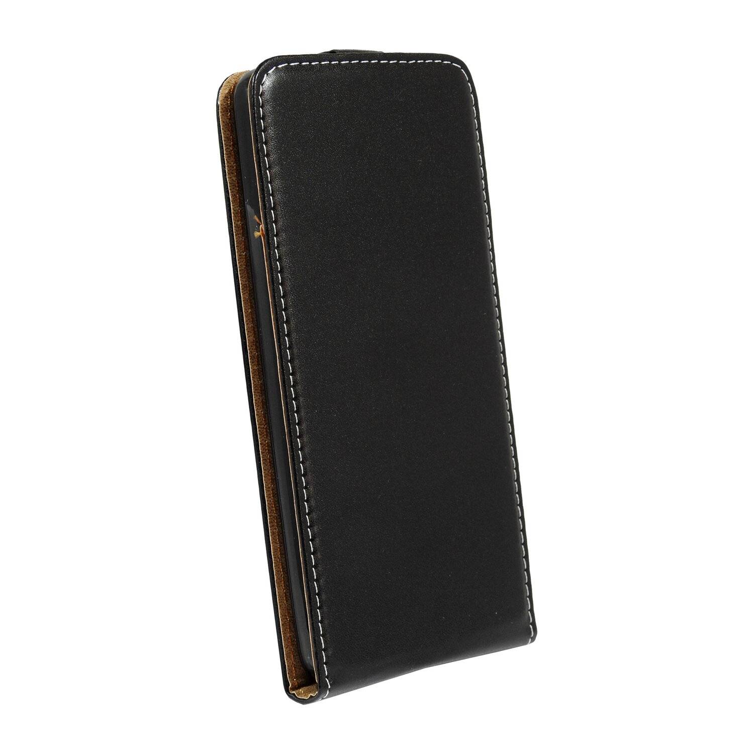 Flip Case für Samsung Galaxy M12 (M127F) Handy Tasche vertikal aufklappbar Schutzhülle Klapp Hülle Schwarz