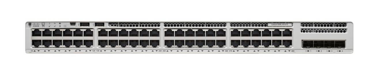 Cisco Catalyst 9200L - Network Essentials - Switch - L3 - managed - 12 x 100/1000/2.5G/5G/10GBase-T + 36 x 10/100/1000 (PoE+)